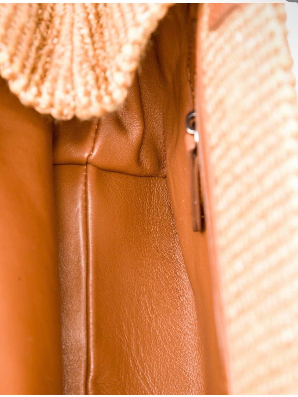 NWT Brunello Cucinelli - Small raffia effect crossbody bag - Picture 5 of 7